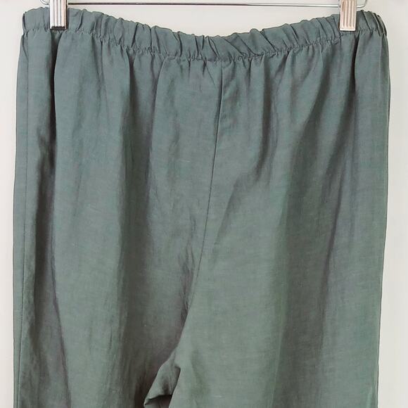 Niche Nilgun Derman SZ L Linen Blend Pull On Trousers Lagenlook - Picture 8 of 8